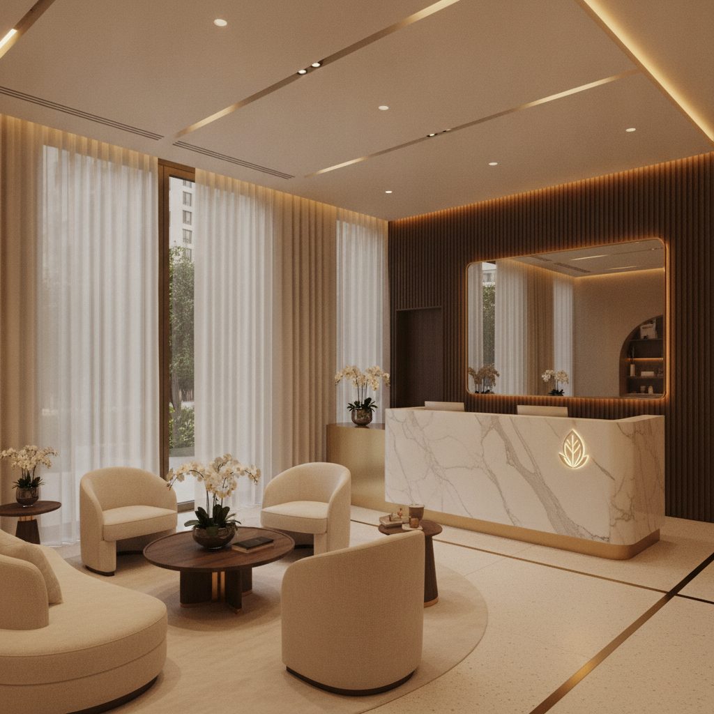Elegant med spa interior